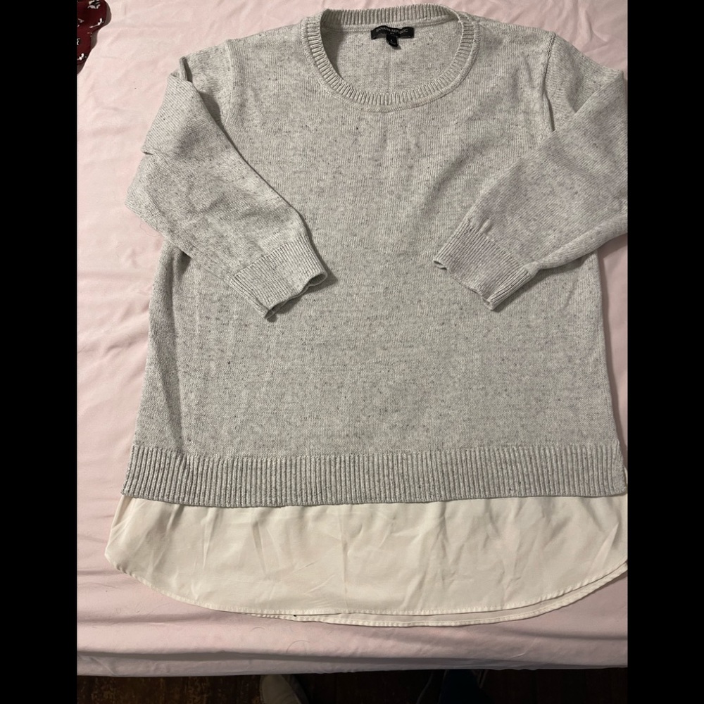 Banana Republic sweater with shirt bottom
